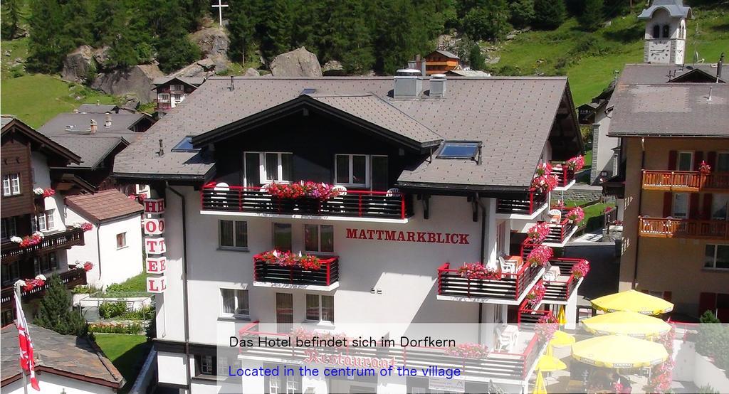 Hotel Restaurant Mattmarkblick Саас-Альмажель Екстер'єр фото